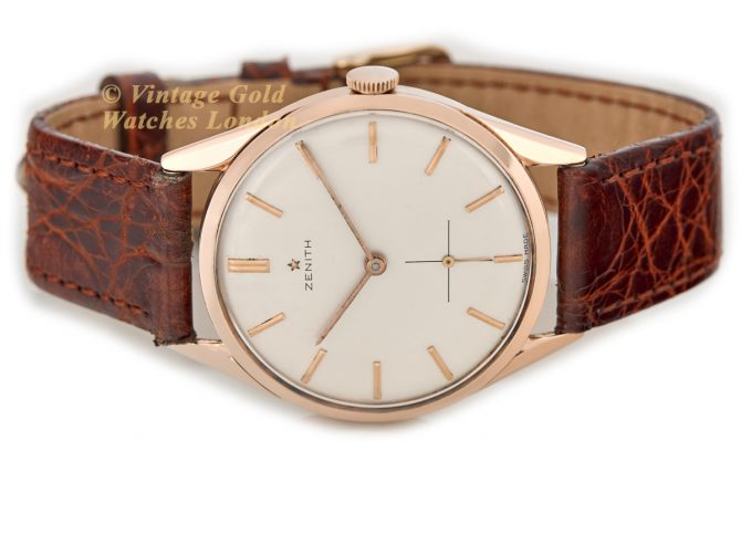 Zenith Cal.40 18ct Pink Gold 1960 (7)