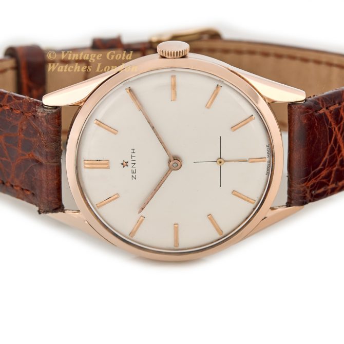 Zenith Cal.40 18ct Pink Gold 1960 (14)