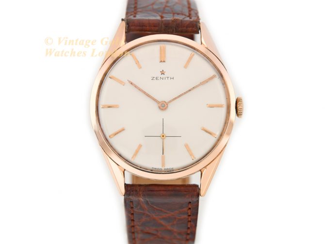 Zenith Cal.40 18ct Pink Gold 1960 (4)