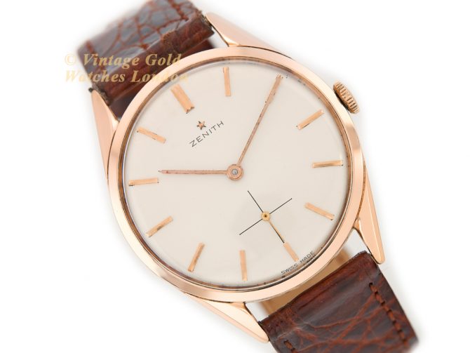 Zenith Cal.40 18ct Pink Gold 1960 (1)