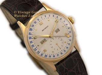 Movado Triple Date Cal.475 18ct 1949 - hover