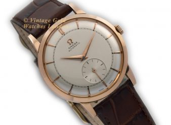 Omega Bumper Automatic Model Ref.2617 18ct Pink Gold 1950 - hover