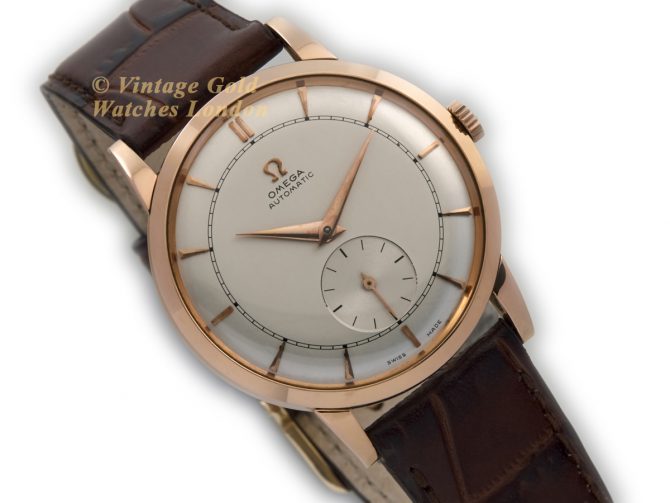 Omega Bumper Automatic Model Ref.2617 18ct Pink Gold 1950 (2)