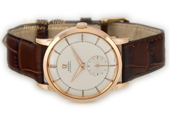 Omega Bumper Automatic Model Ref.2617 18ct Pink Gold 1950 (7)