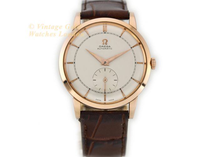Omega Bumper Automatic Model Ref.2617 18ct Pink Gold 1950 (4)