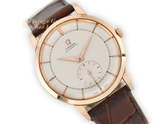 Omega Bumper Automatic Model Ref.2617 18ct Pink Gold 1950 (1)