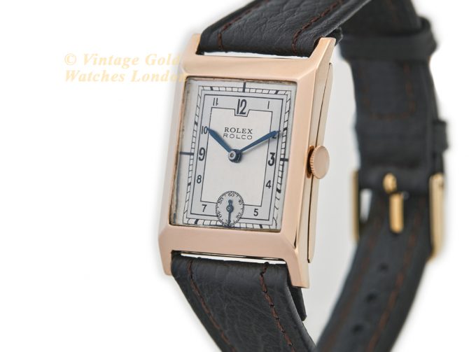 Rolex Rolco 9ct Pink Gold 1933 (5)