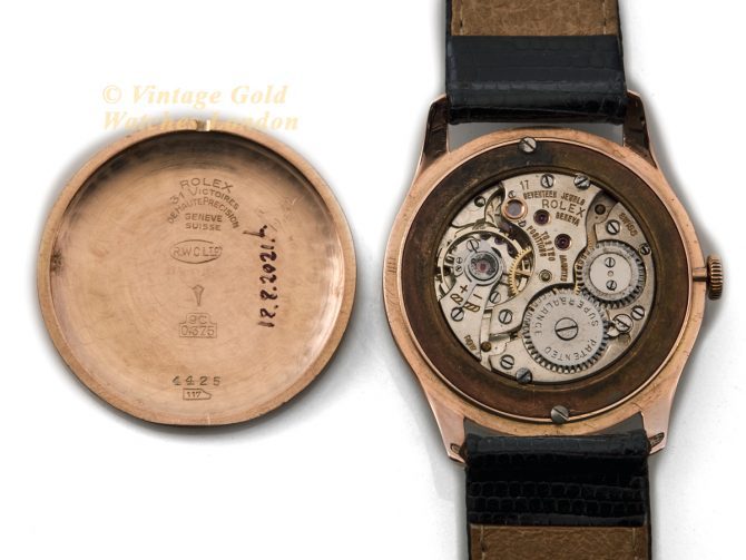 Rolex Precision Cal.700 9ct Pink Gold 1938 (12)