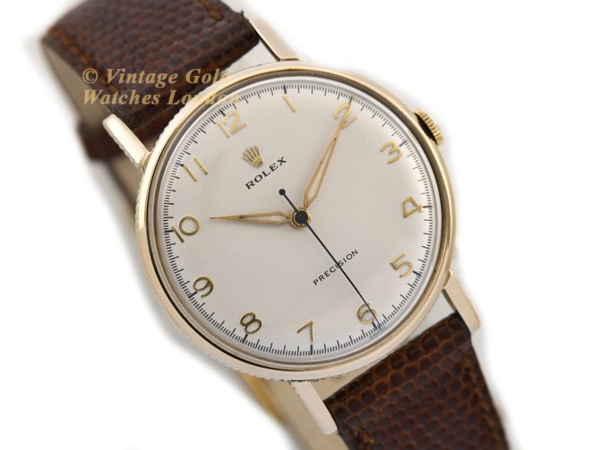 Rolex Precision Coin Edge Cal.1210 9ct 1956 (2)