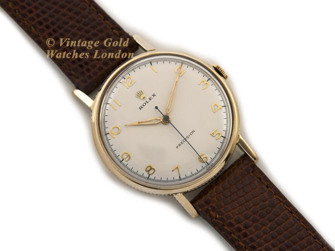 Rolex Precision Coin Edge Cal.1210 9ct 1956 (8)