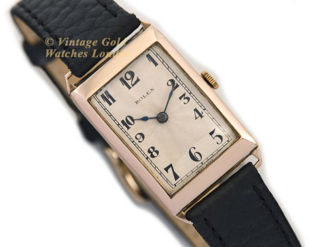 Rolex Unicorn 9ct Pink Gold c1930 (2)