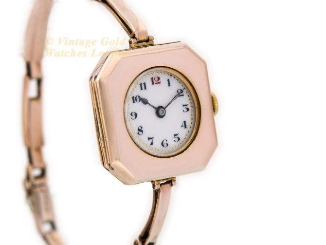 Ladies Rolex 9ct Pink Gold 1916 (3)