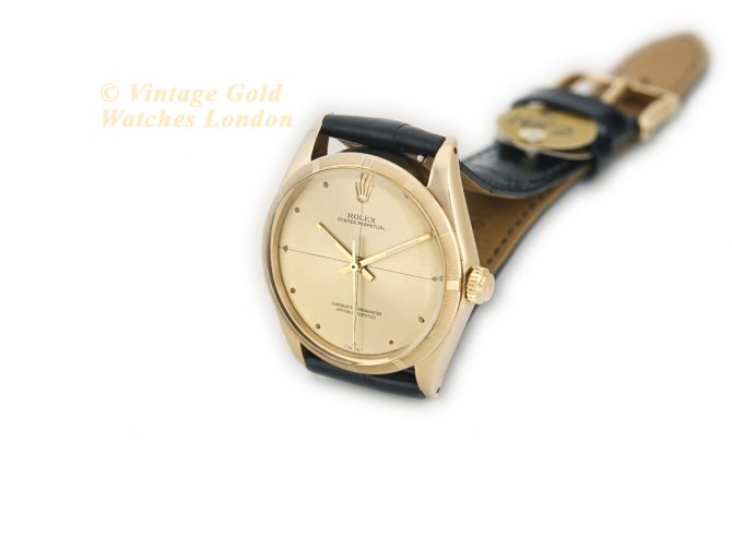 Rolex Oyster Perpetual Model Ref.1005 14ct 1966 Thunderbird Bezel (6)