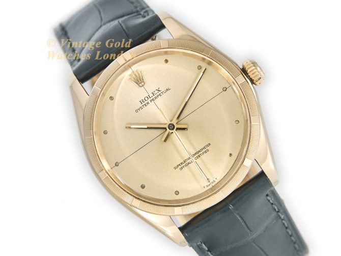 Rolex Oyster Perpetual Model Ref.1005 14ct 1966 Thunderbird Bezel (1)