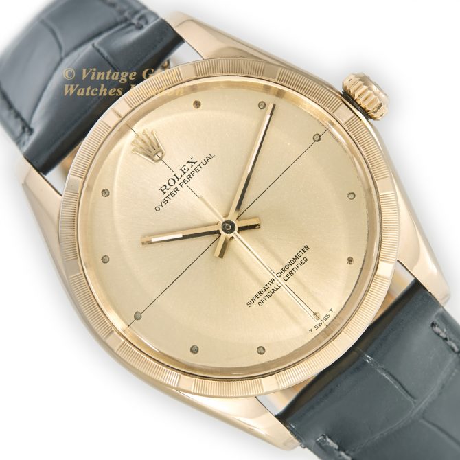 Rolex Oyster Perpetual Model Ref.1005 14ct 1966 Thunderbird Bezel (14)