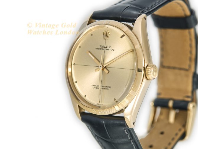 Rolex Oyster Perpetual Model Ref.1005 14ct 1966 Thunderbird Bezel (5)