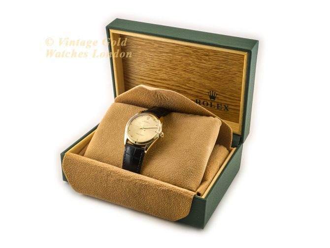 Rolex Oyster Perpetual Model Ref.1005 14ct 1966 Thunderbird Bezel (12)