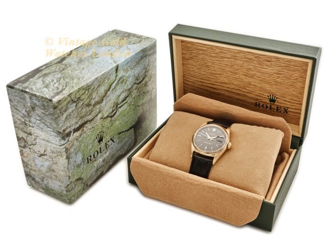 Rolex Oyster Perpetual Datejust Model Ref.6605 18ct 1954 (14)