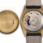 Rolex Oyster Perpetual Date 1503 Engine Turned Bezel 18ct 1959 mobile navigation (13)