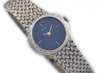 Ladies 14ct White Gold Rolex ‘Aventurine’ Dial c1985 - hover