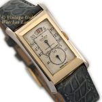 Rolex Prince Jump Hour Chronometer 18ct Yellow and White Gold c1930 Museum Condition mobile navigation (2)