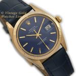 Rolex Oyster Perpetual 1503 18ct 1971 Blue Mosaic mobile navigation (2)