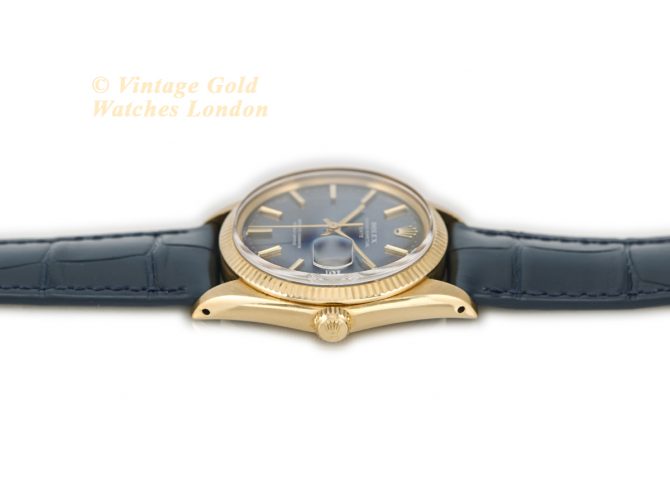Rolex Oyster Perpetual 1503 18ct 1971 Blue Mosaic (9)
