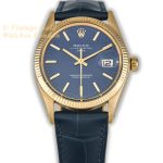 Rolex Oyster Perpetual 1503 18ct 1971 Blue Mosaic mobile navigation (4)
