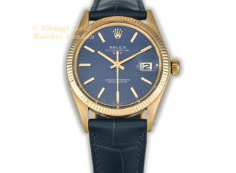 Rolex Oyster Perpetual 1503 18ct 1971 Blue Mosaic