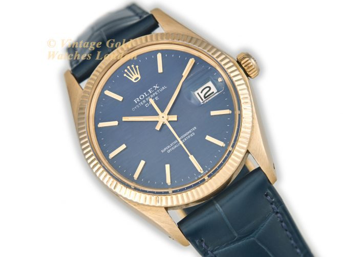 Rolex Oyster Perpetual 1503 18ct 1971 Blue Mosaic (1)