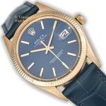 Rolex Oyster Perpetual 1503 18ct 1971 Blue Mosaic mobile navigation (15)