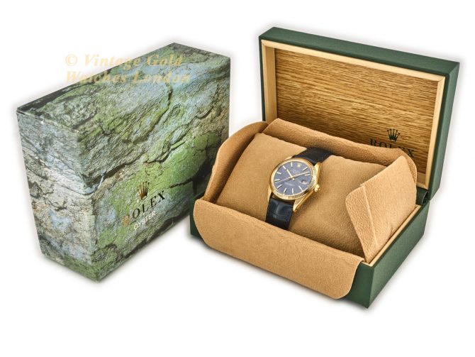 Rolex Oyster Perpetual 1503 18ct 1971 Blue Mosaic (13)