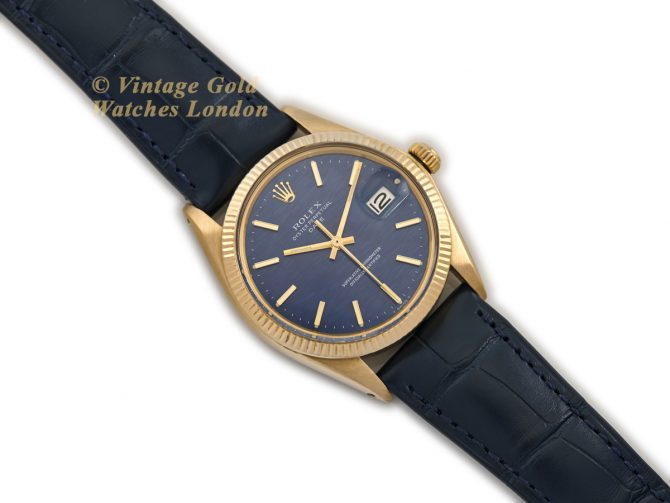 Rolex Oyster Perpetual 1503 18ct 1971 Blue Mosaic (8)