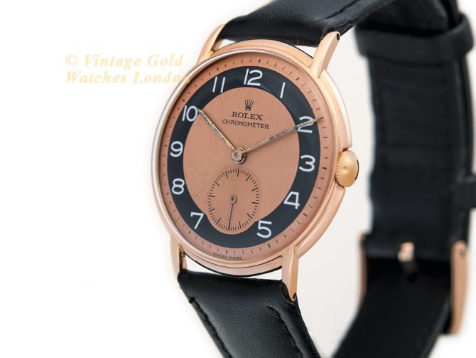 Rolex Precision Model Ref.4221 18ct Pink Gold 1935 (5)