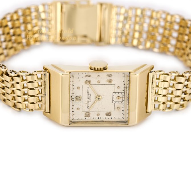 Vacheron & Constantin Cal.458 18ct on XL V&C 18ct Bracelet 1935 (14)