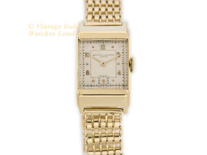 Vacheron & Constantin Cal.458 18ct on XL V&C 18ct Bracelet 1935 (4)