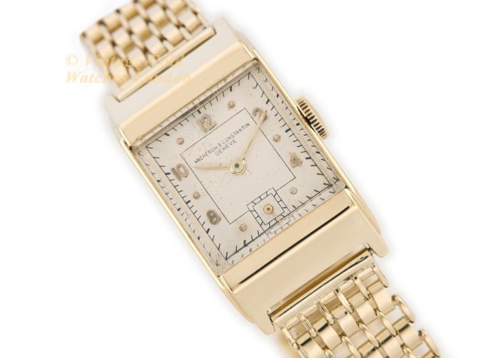 Vacheron & Constantin Cal.458 18ct on XL V&C 18ct Bracelet 1935 (1)