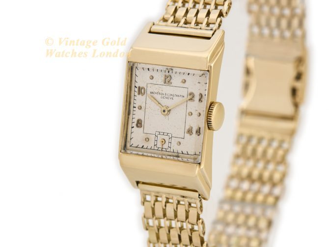 Vacheron & Constantin Cal.458 18ct on XL V&C 18ct Bracelet 1935 (5)