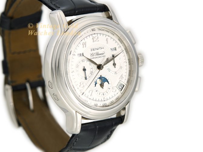 Zenith El Primero Triple Calendar Moonphase Platinum 2002 (3)