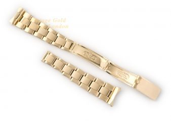 Rolex Rivet Bracelet 18ct Yellow Gold 1957 19mm