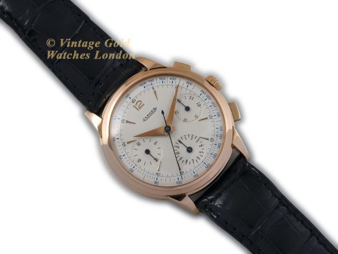 Jaeger-LeCoultre Chronograph 18ct Pink Gold 1945 (8)