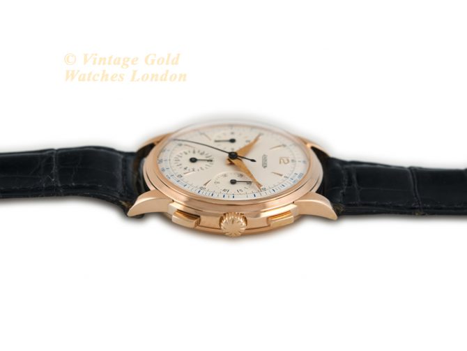 Jaeger-LeCoultre Chronograph 18ct Pink Gold 1945 (9)