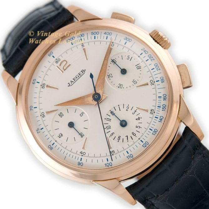 Jaeger-LeCoultre Chronograph 18ct Pink Gold 1945 (15)