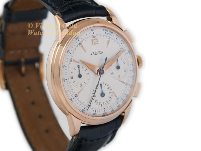 Jaeger-LeCoultre Chronograph 18ct Pink Gold 1945 (3)