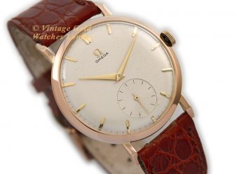 Omega Cal.267 18ct Pink Gold 1959 37.5mm - hover