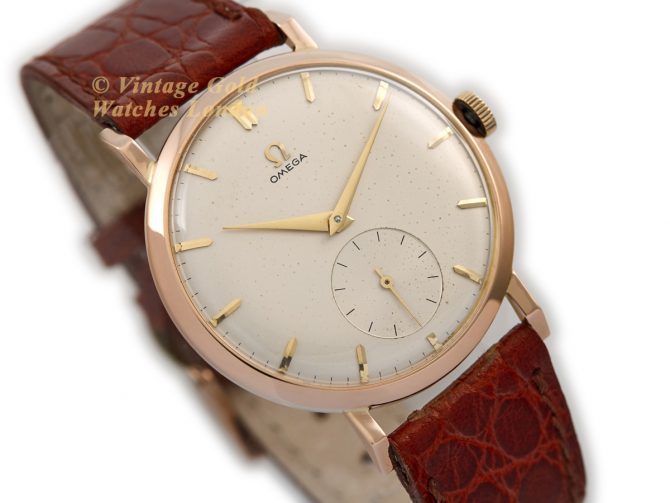 Omega Cal.267 18ct Pink Gold 1959 37.5mm (2)