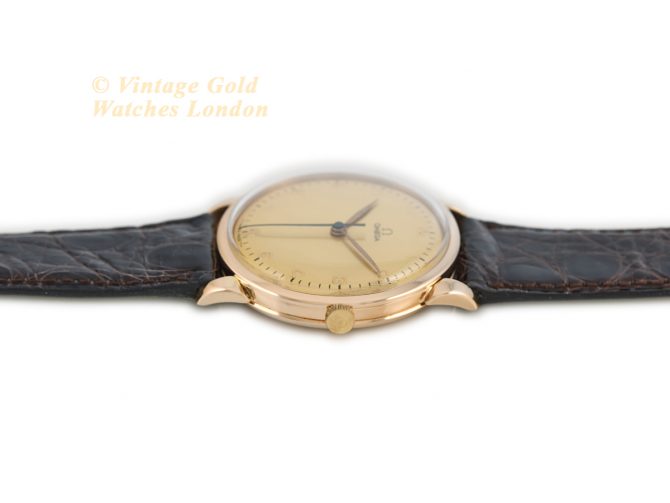 Omega Cal.285 18ct Pink Gold 1949 38mm (9)