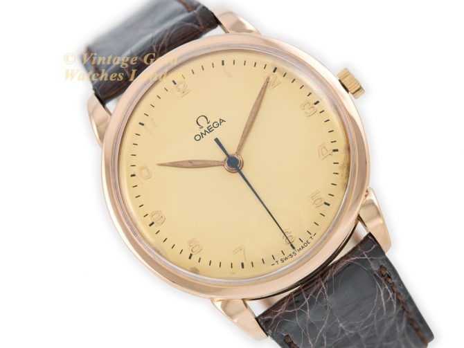 Omega Cal.285 18ct Pink Gold 1949 38mm (1)