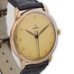 Omega Cal.285 18ct Pink Gold 1949 38mm mobile navigation (3)