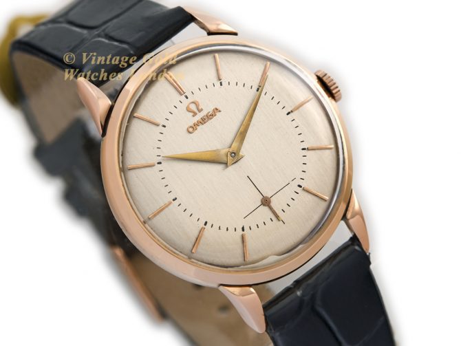 Omega Model Ref.2885 18ct Pink Gold 1954 (2)